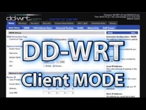Read more about the article DD-WRT Client Mode Setup
